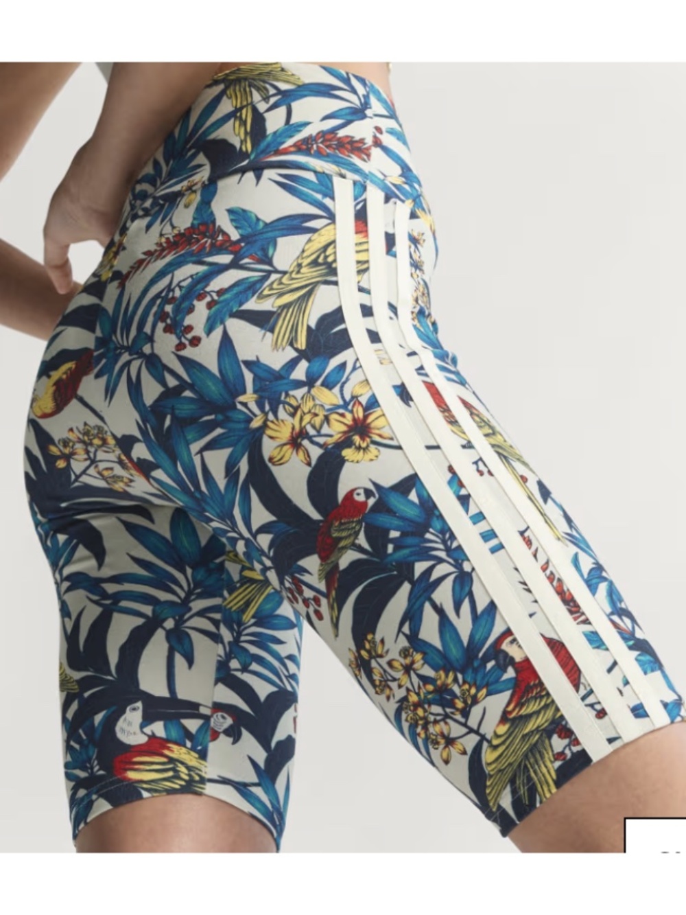 NWT Farm Rio x Adidas Bike Shorts - size XL
